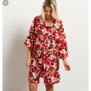 Pink Blush Maternity Robe